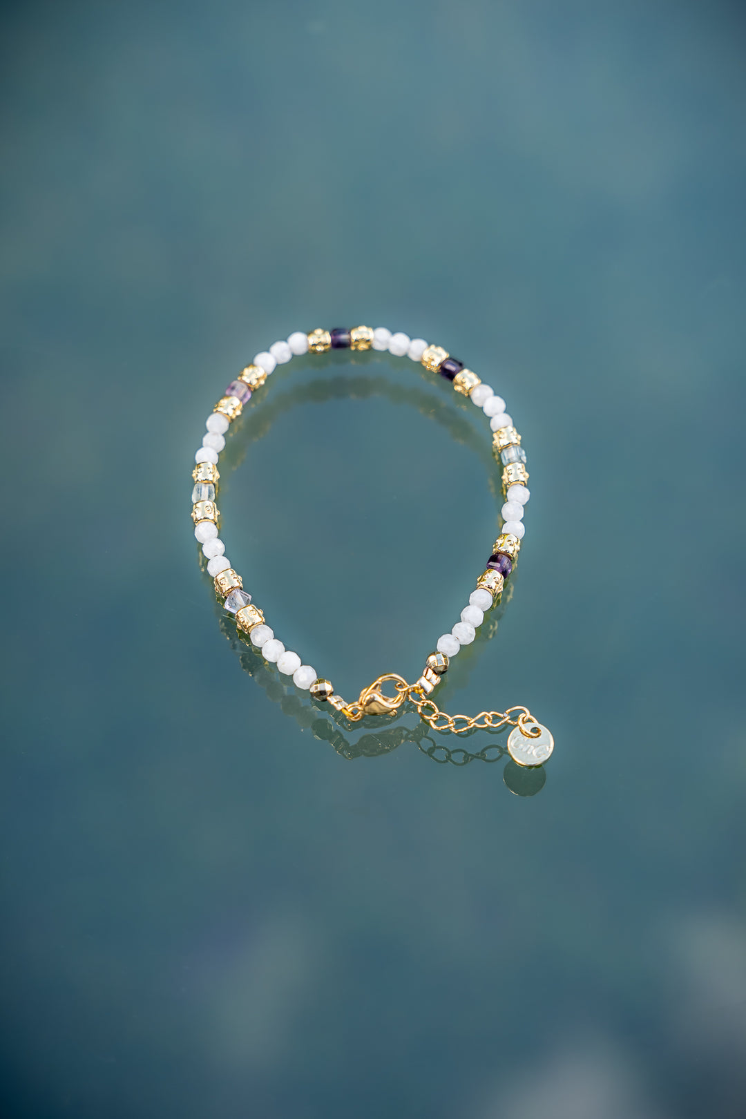 rainbow moonstone bracelet