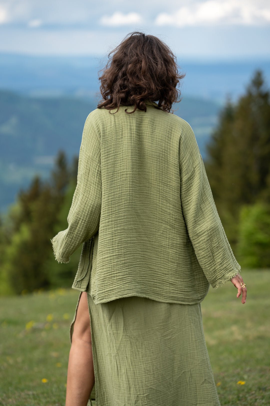 Fluffy Muslin Blouse