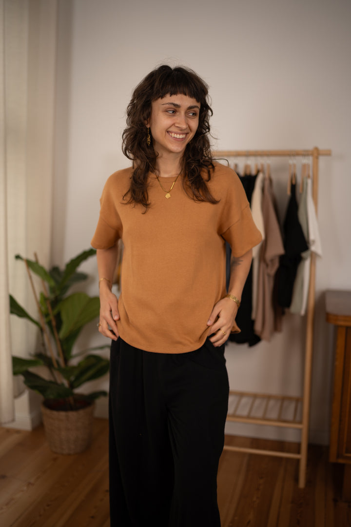 Unisex Baumwollstrick T-Shirt