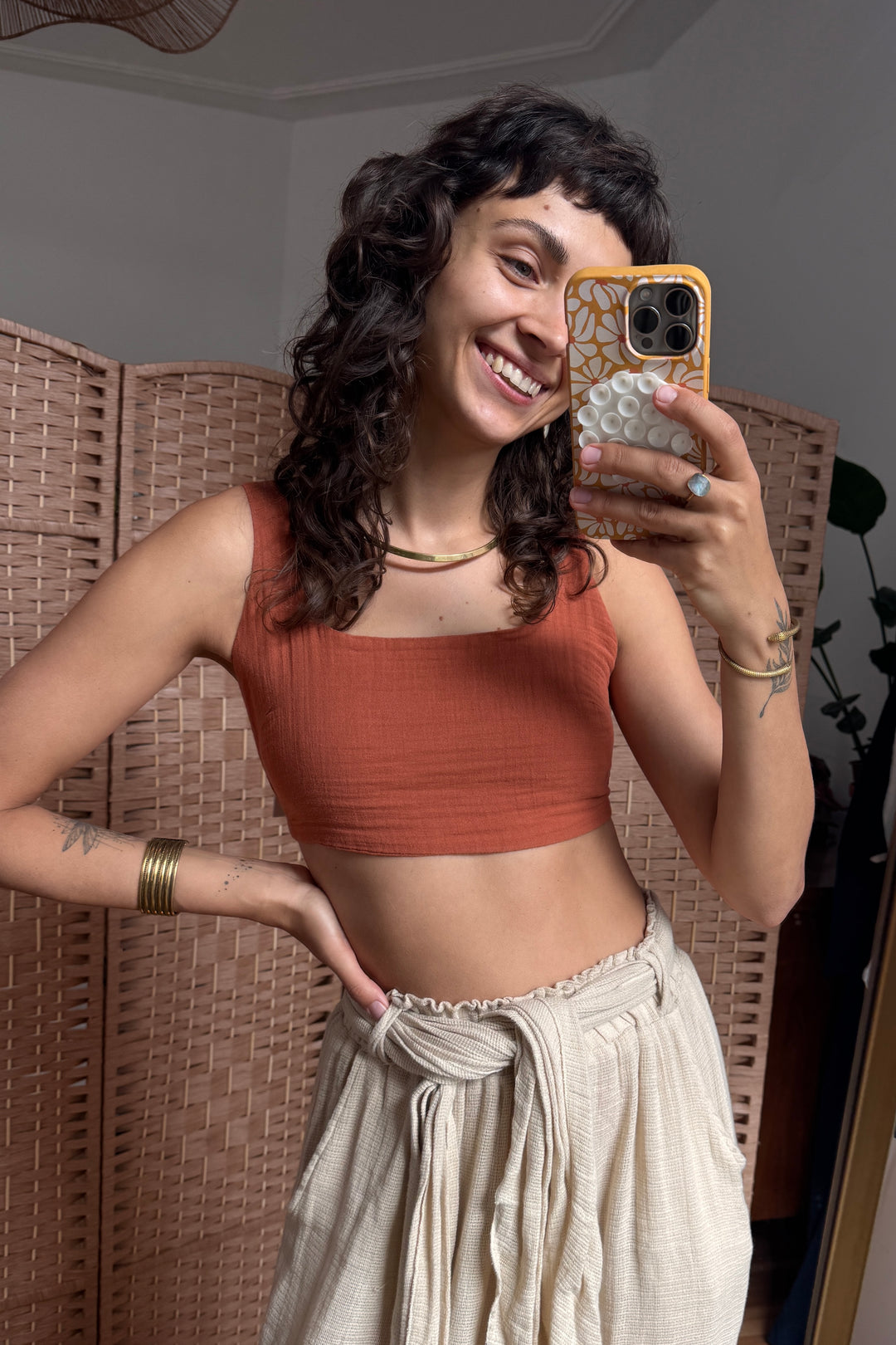 Musselin Bustier