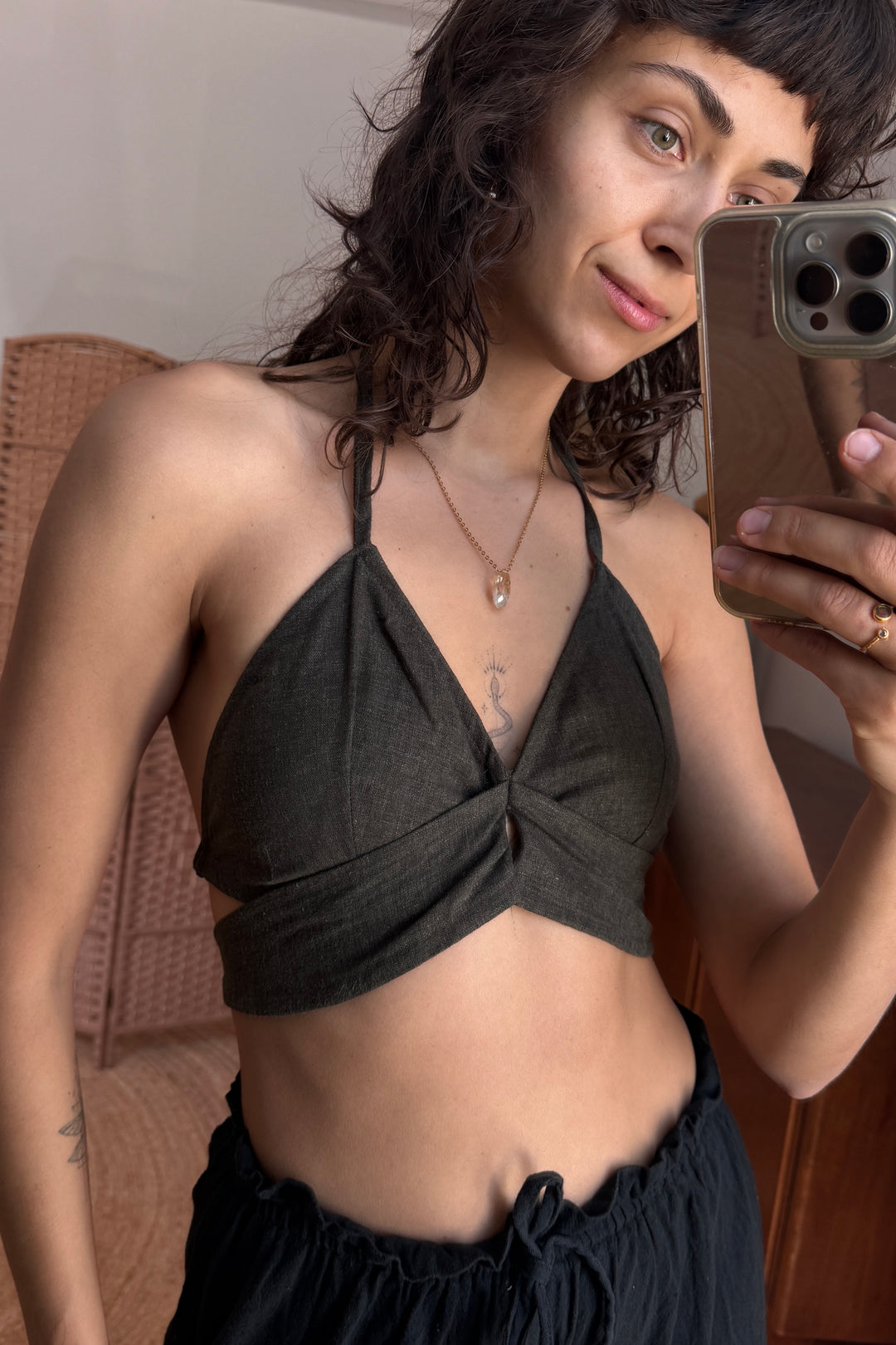 Harmonia top made from 100% hemp
