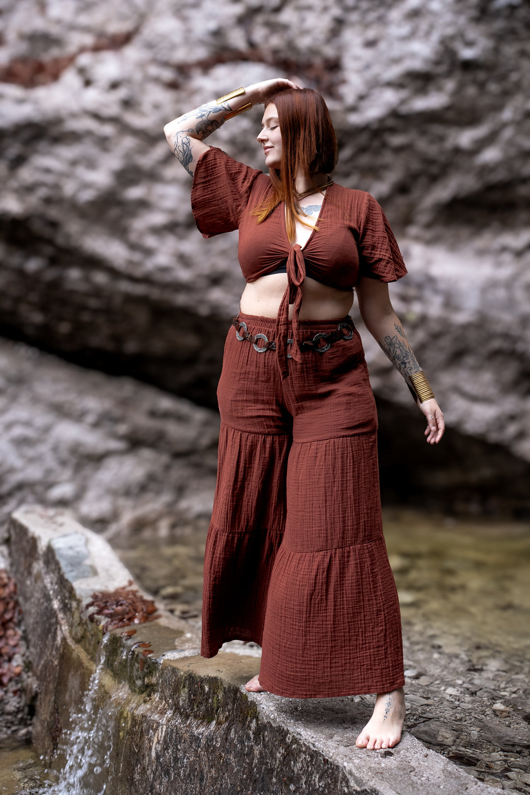Fayra Musselin Wickeltop