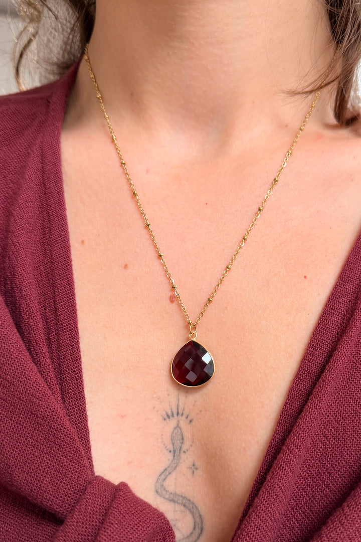 Ophelia Necklace – Moonstone and Labradorite