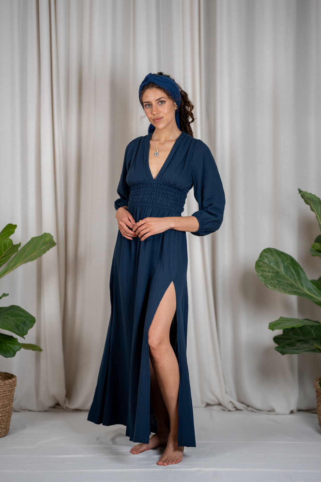 Boho Muslin Dress 