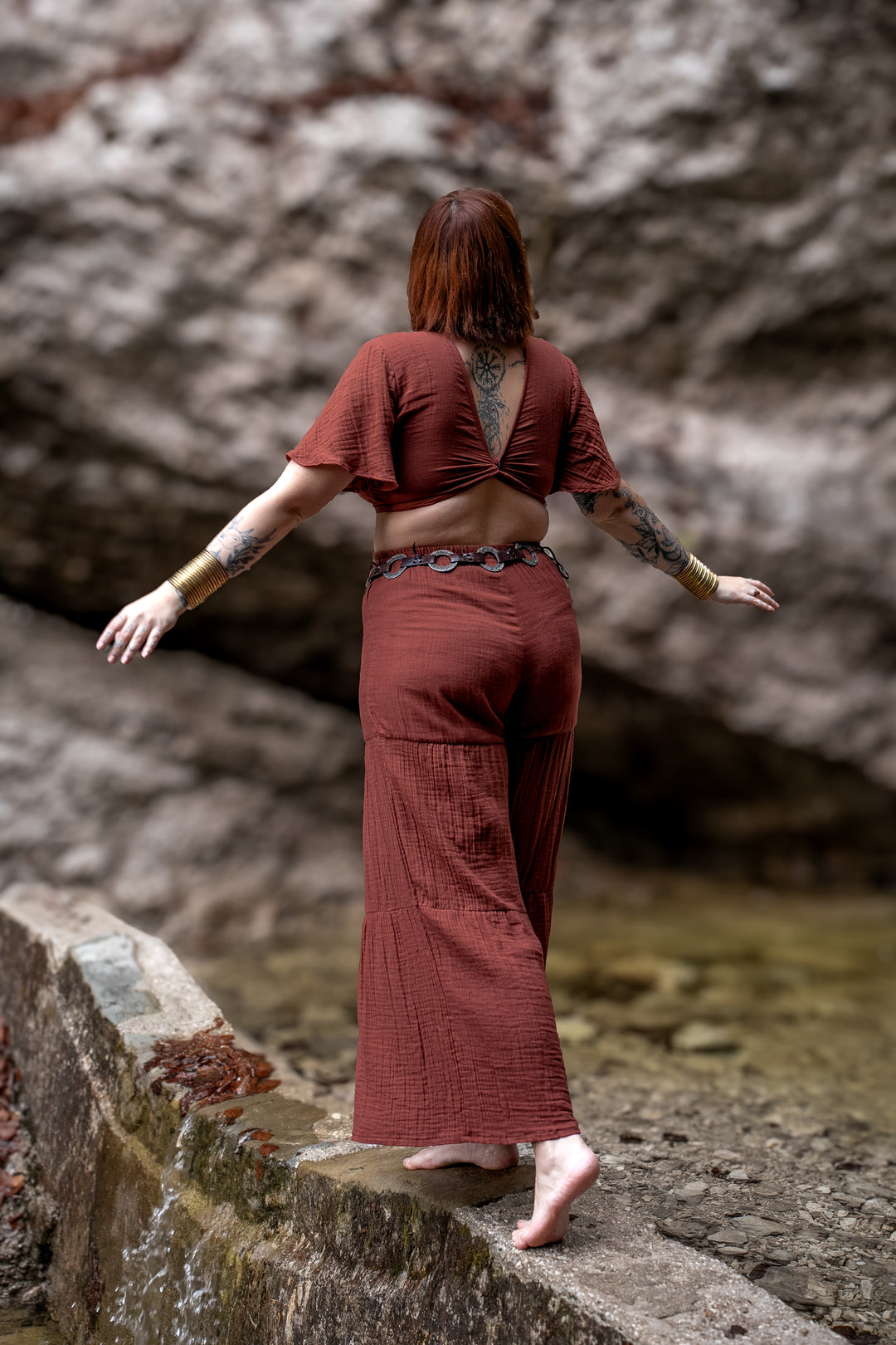 Fayra Musselin Wickeltop