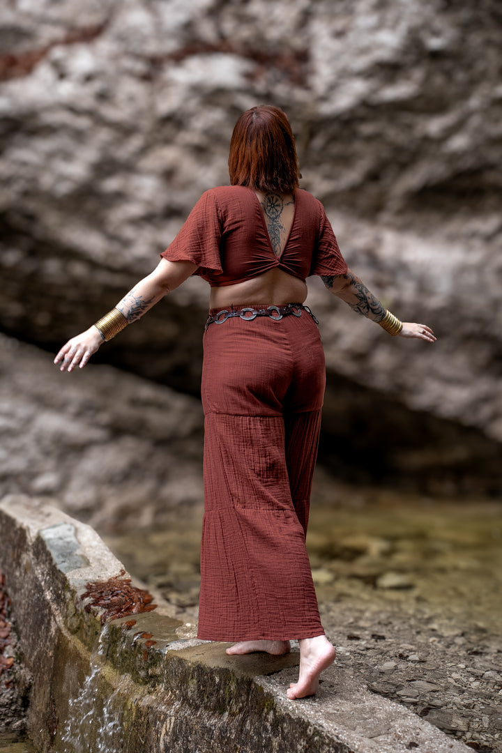 Fayra Musselin Wickeltop