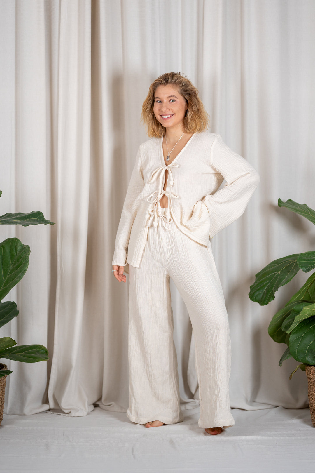 Bina Schnürbluse