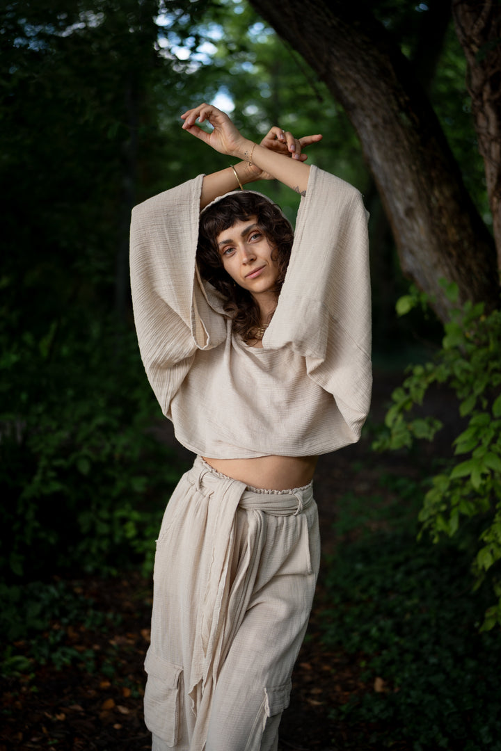 Nia Kapuzen Top