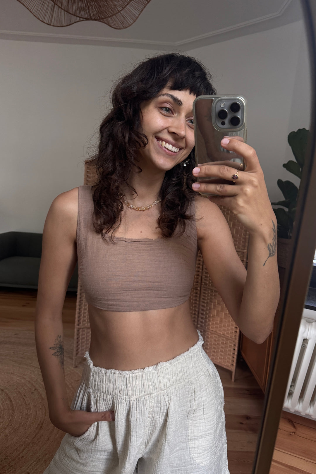 Musselin Bustier