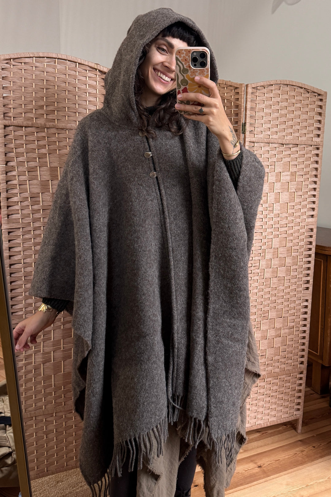 Mae wrap top made of 100% linen