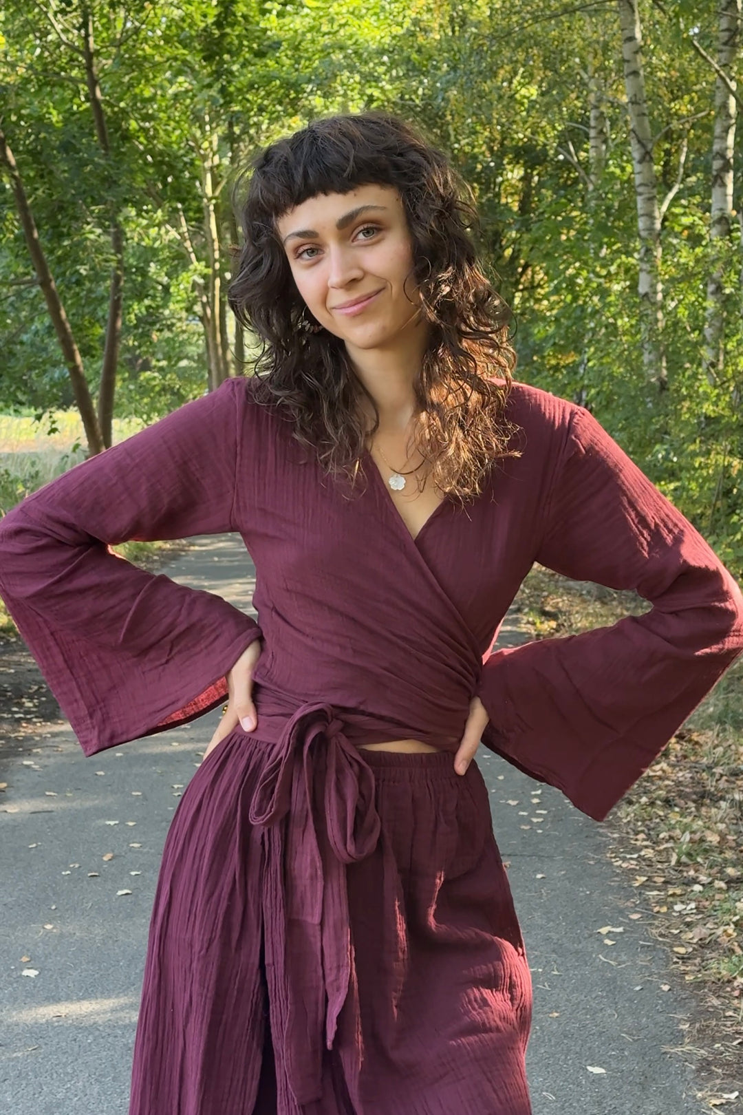 Levana Musselin Wickeltop