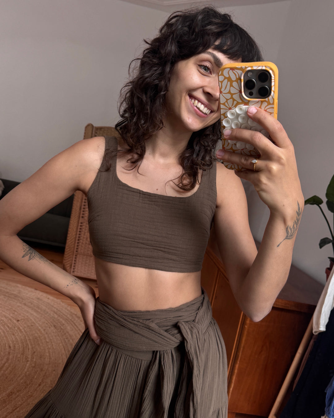 muslin bustier 