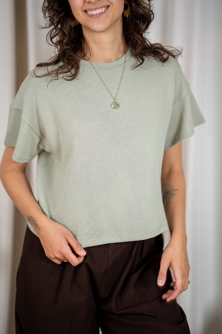 Unisex Cotton Knit T-Shirt
