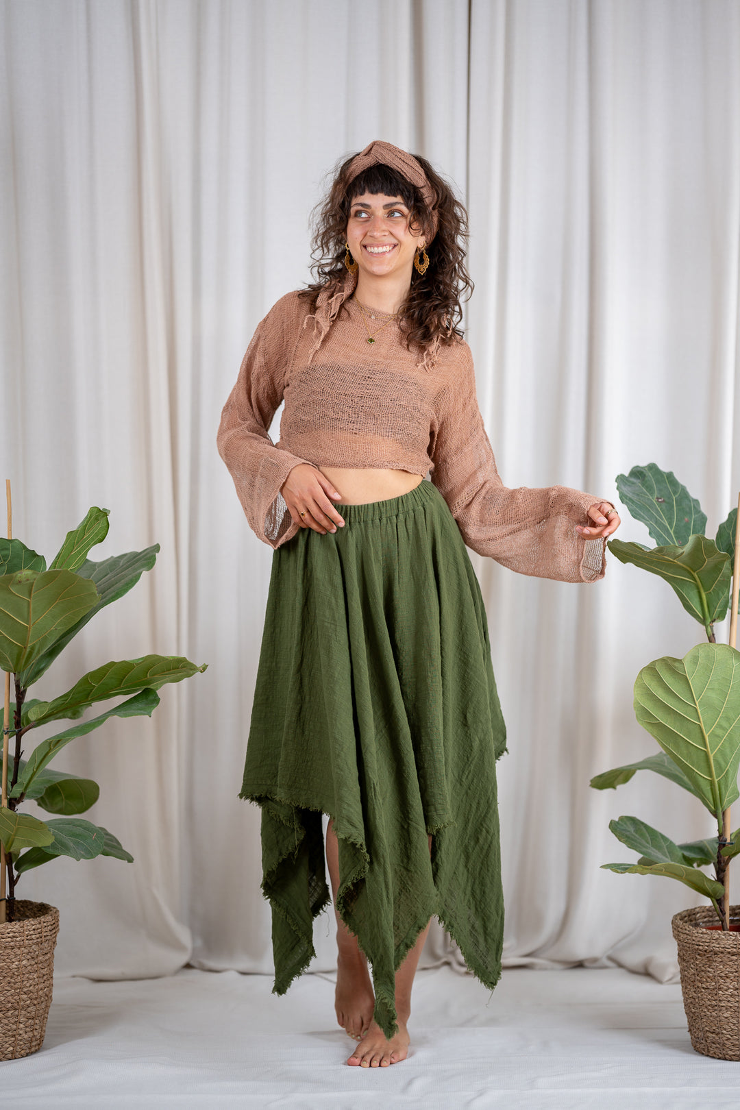 Nereya Netz Crop-Top