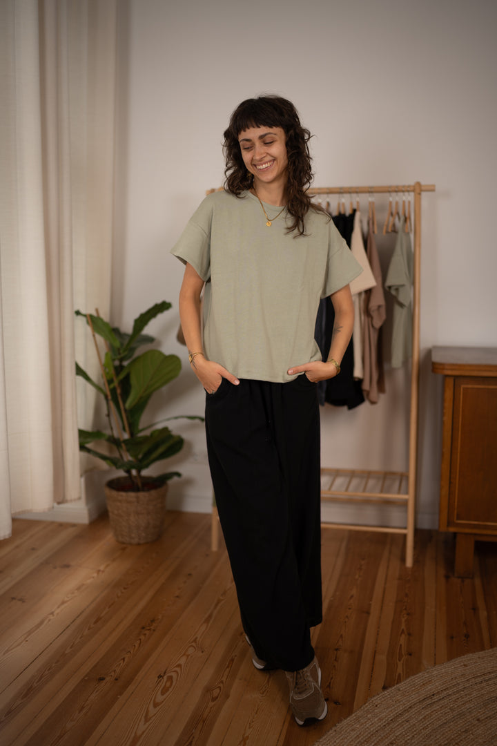 Unisex Baumwollstrick T-Shirt