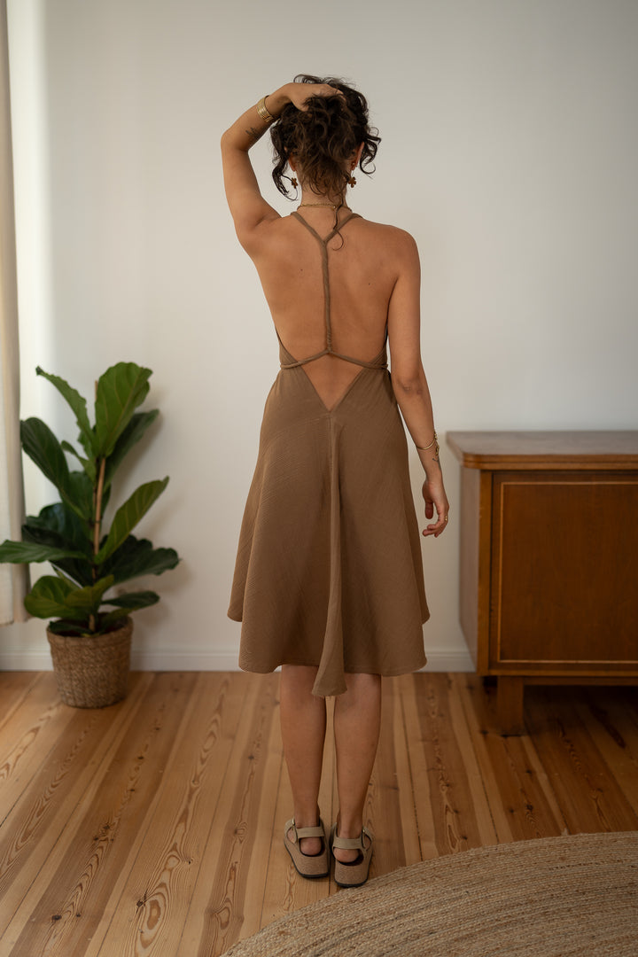 Levana muslin wrap top 