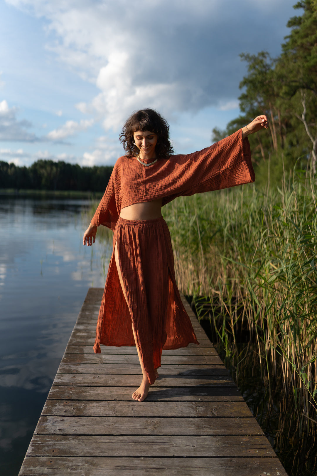 Cleo Muslin Top