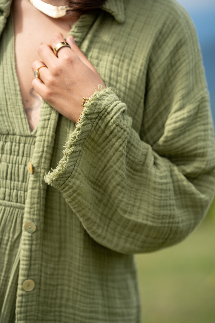 Fluffy Muslin Blouse