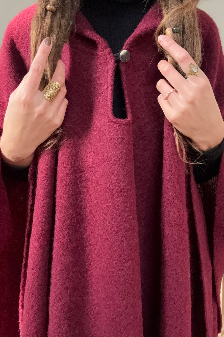 Mae wrap top made of 100% linen