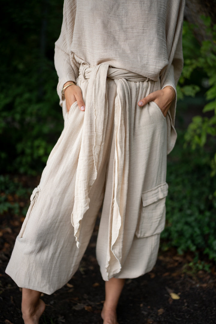 Nia Aladdin pants with scarf