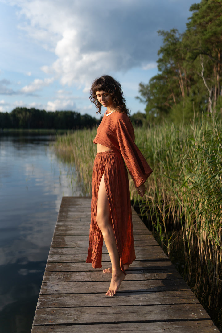 Cleo Muslin Top