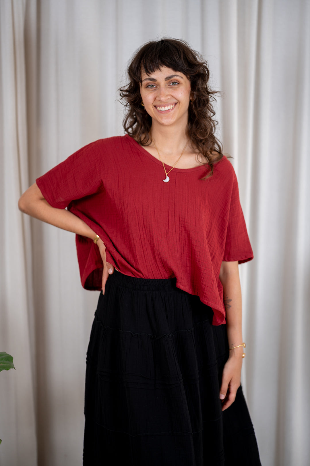 Kaia Musselin Top