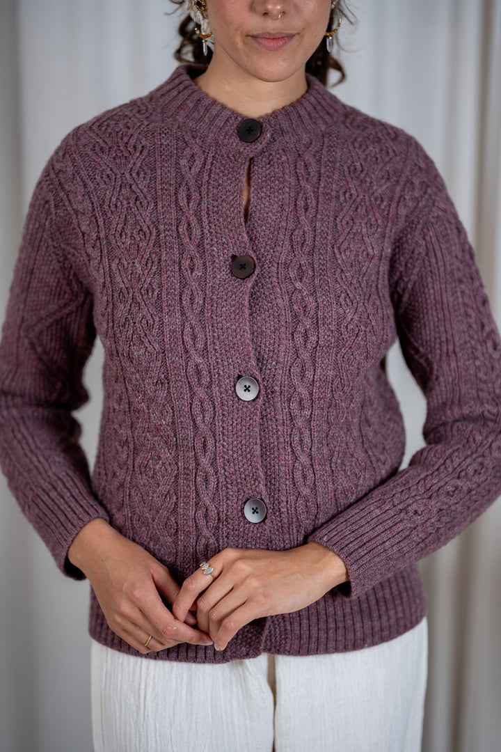 Flutter Cardigan in 100% Pure Merino Wool