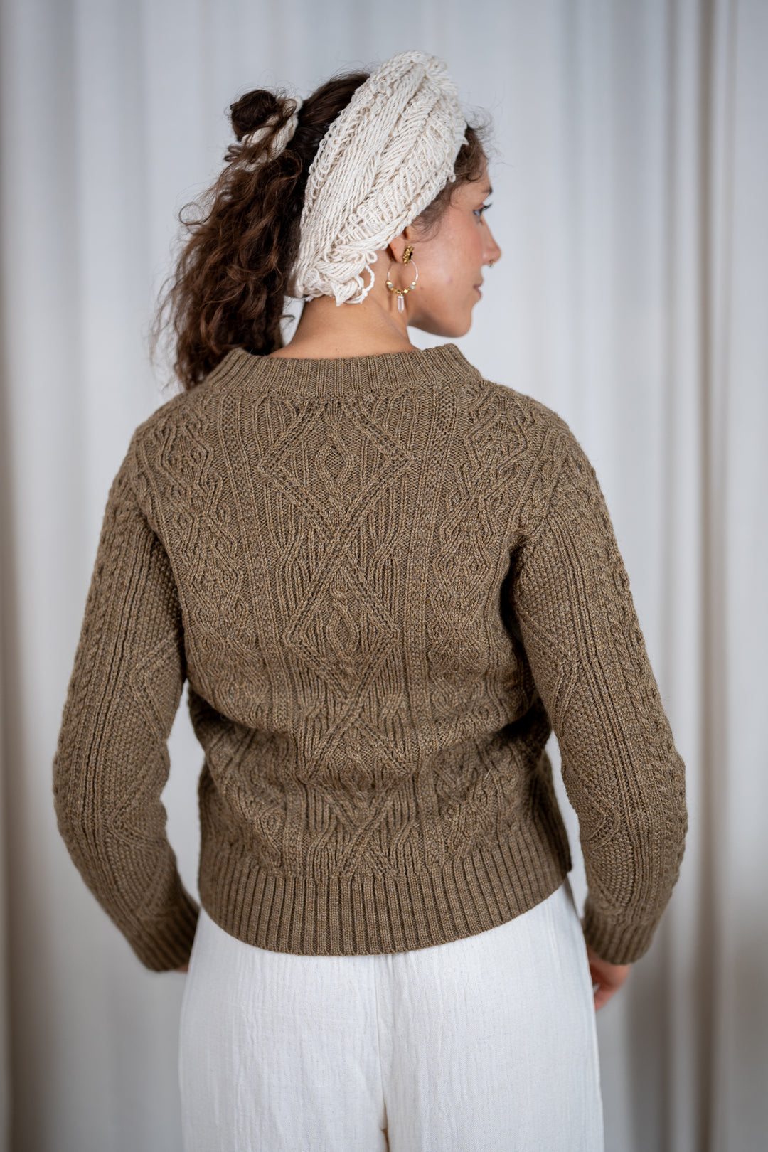 Flutter Cardigan in 100% Pure Merino Wool