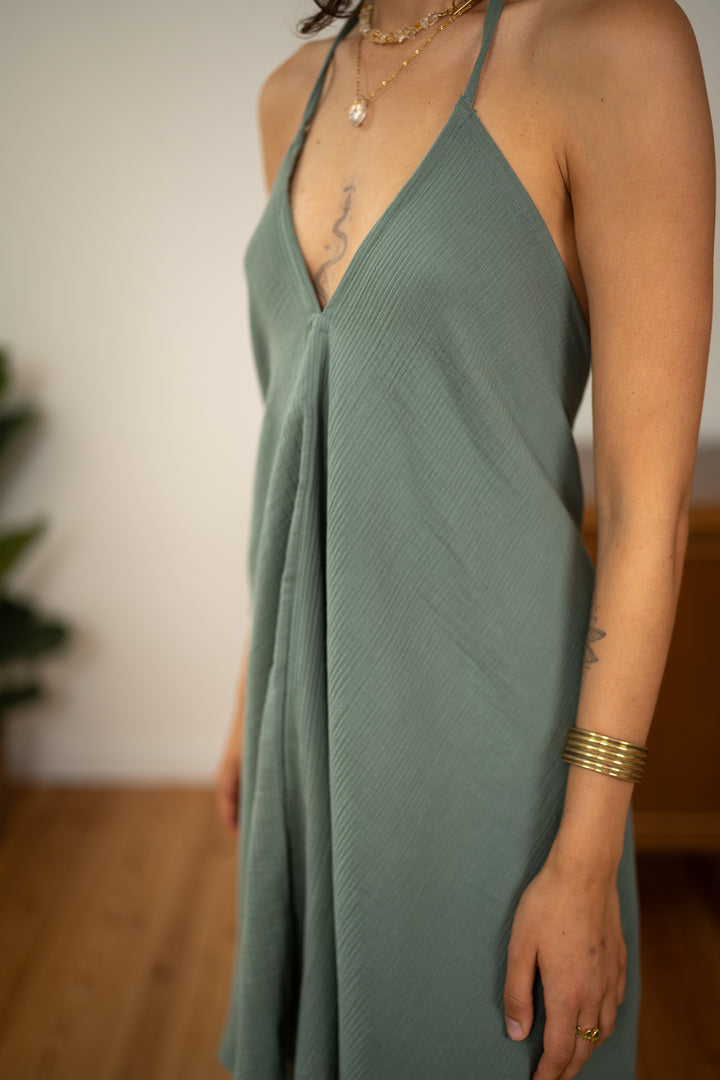 Levana muslin wrap top 