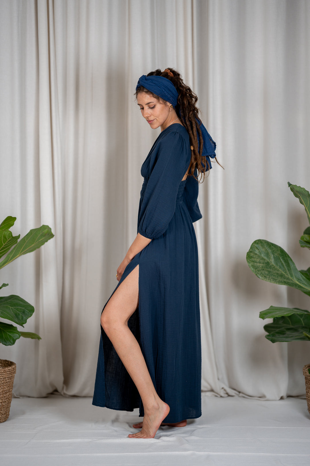Boho Muslin Dress 