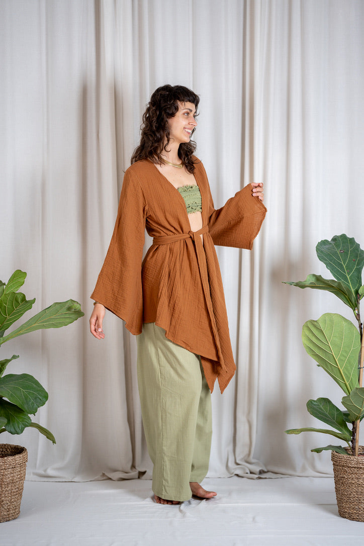 Yumana Musselin Kimono