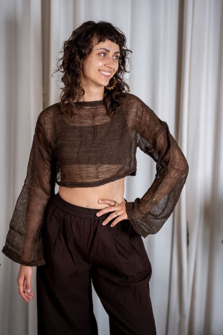 Nereya Netz Crop-Top