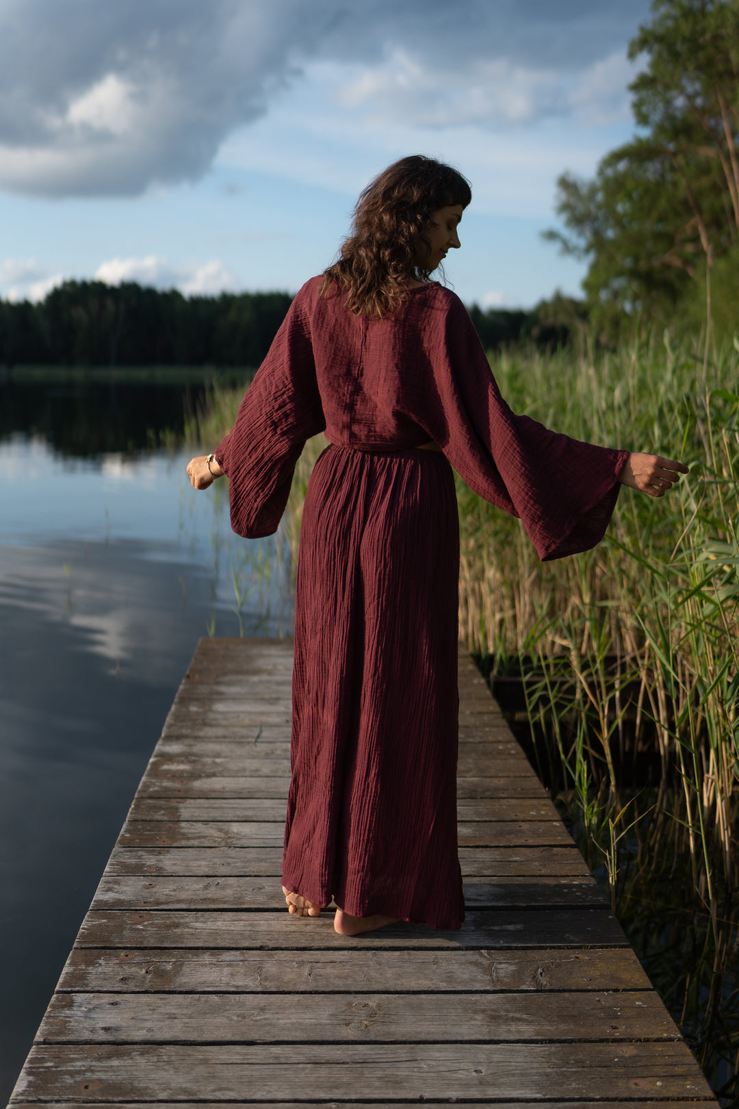 Cleo Muslin Top