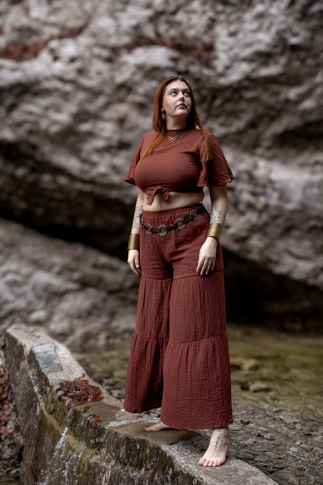 Fayra Musselin Wickeltop