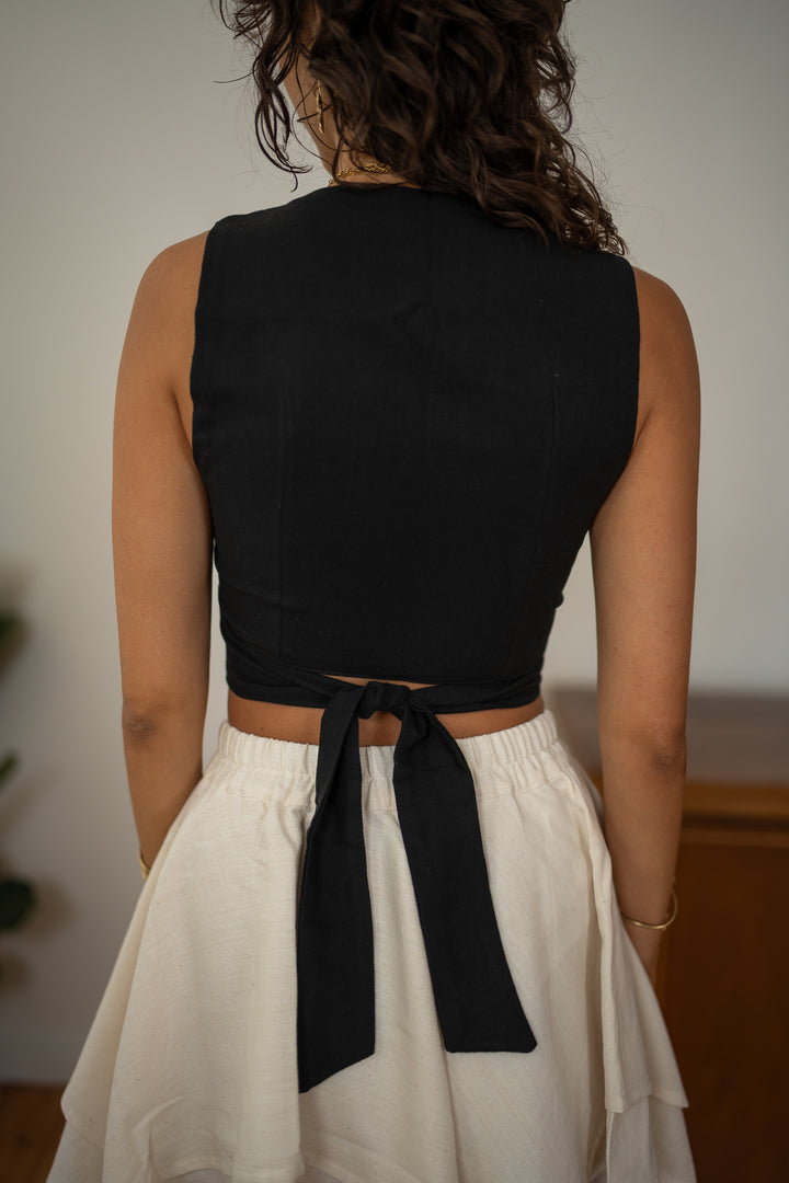 Ariana wrap top