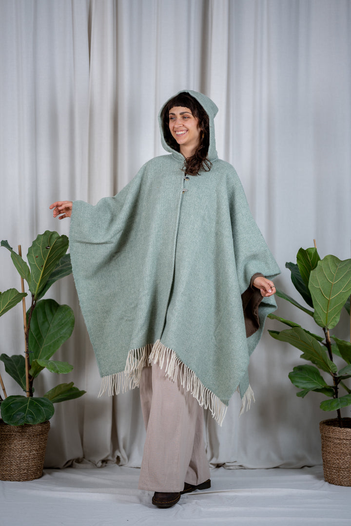 Fairy Cape in 100% Bouclé Wool