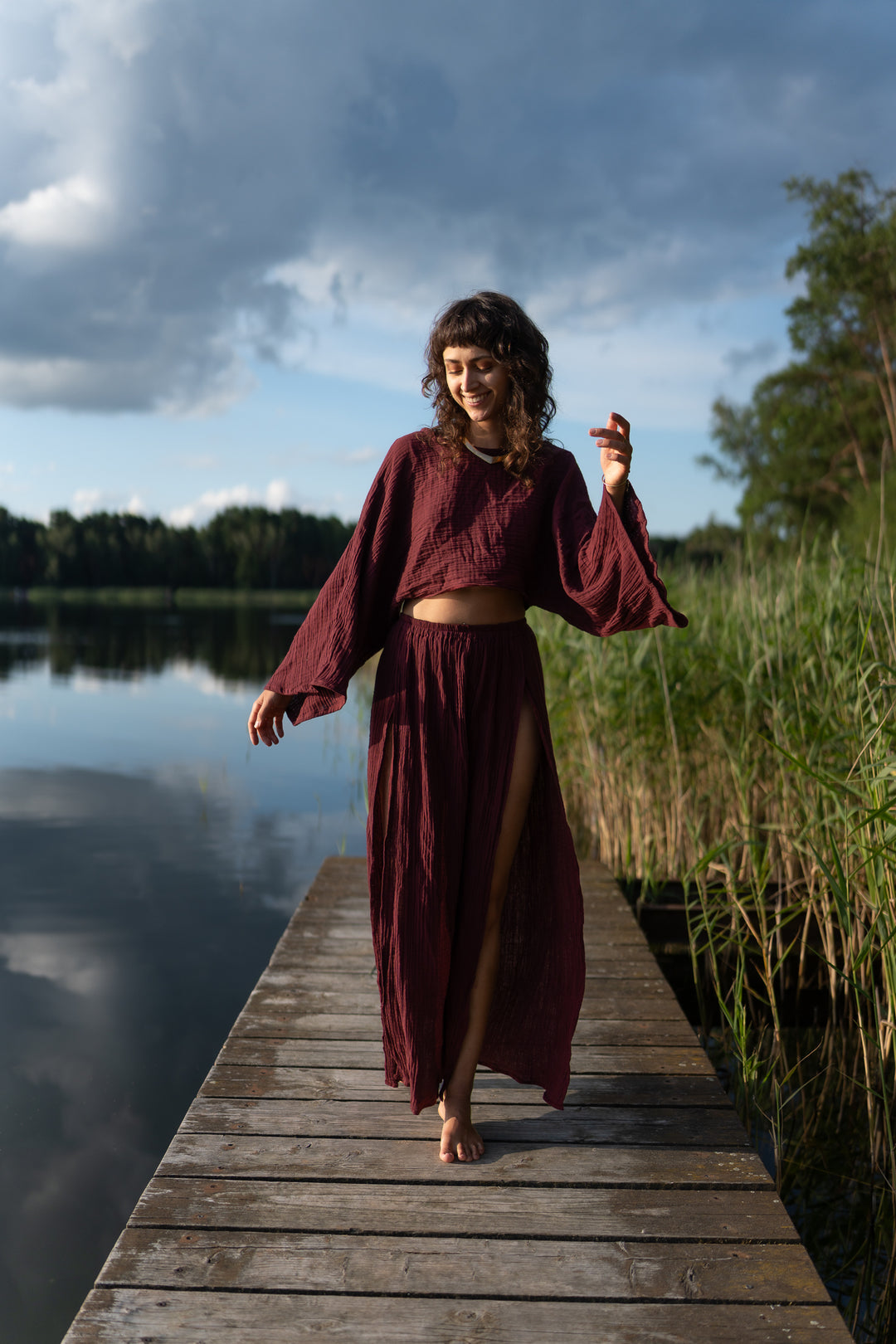 Cleo Muslin Top