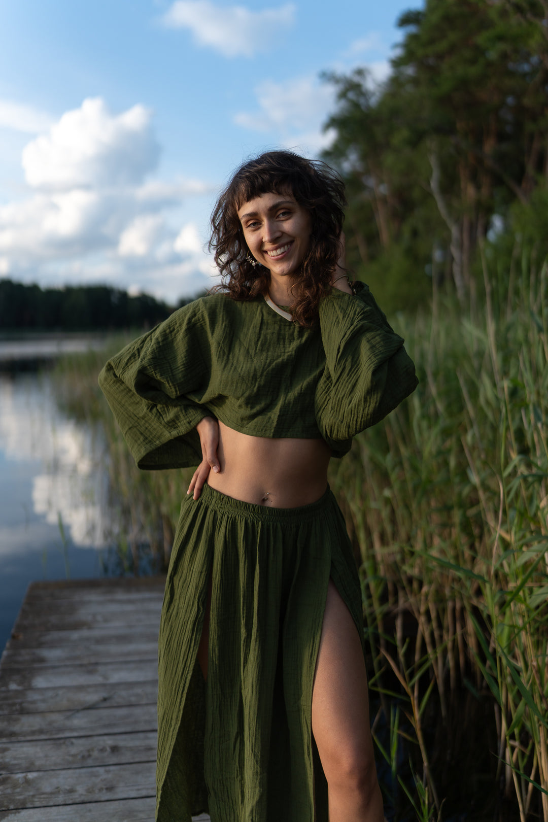 Cleo Muslin Top