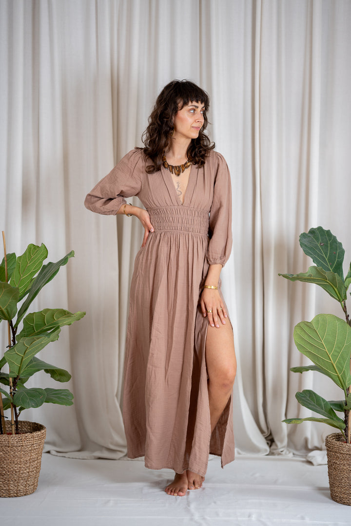 Boho Muslin Dress 