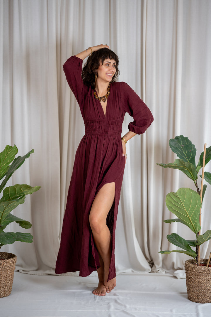 Boho Muslin Dress 