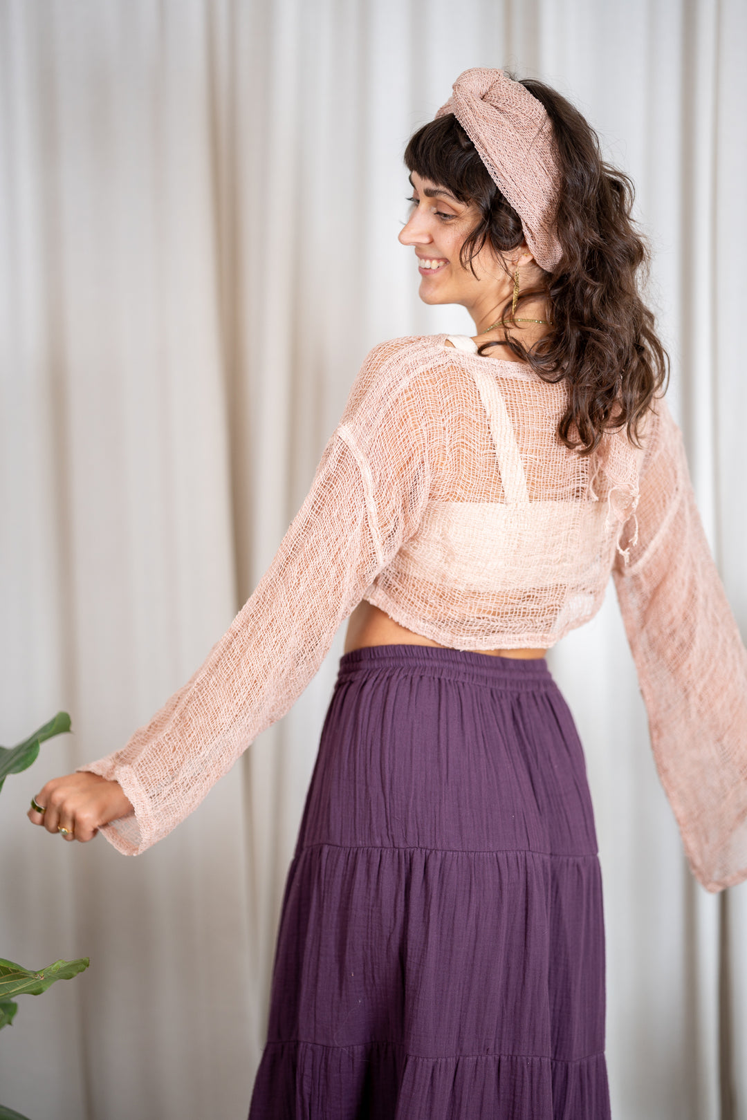 Nereya Netz Crop-Top