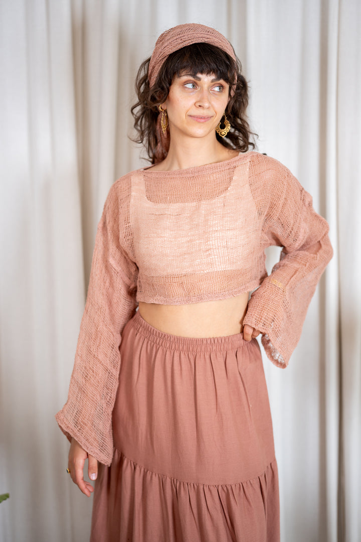 Nereya Netz Crop-Top