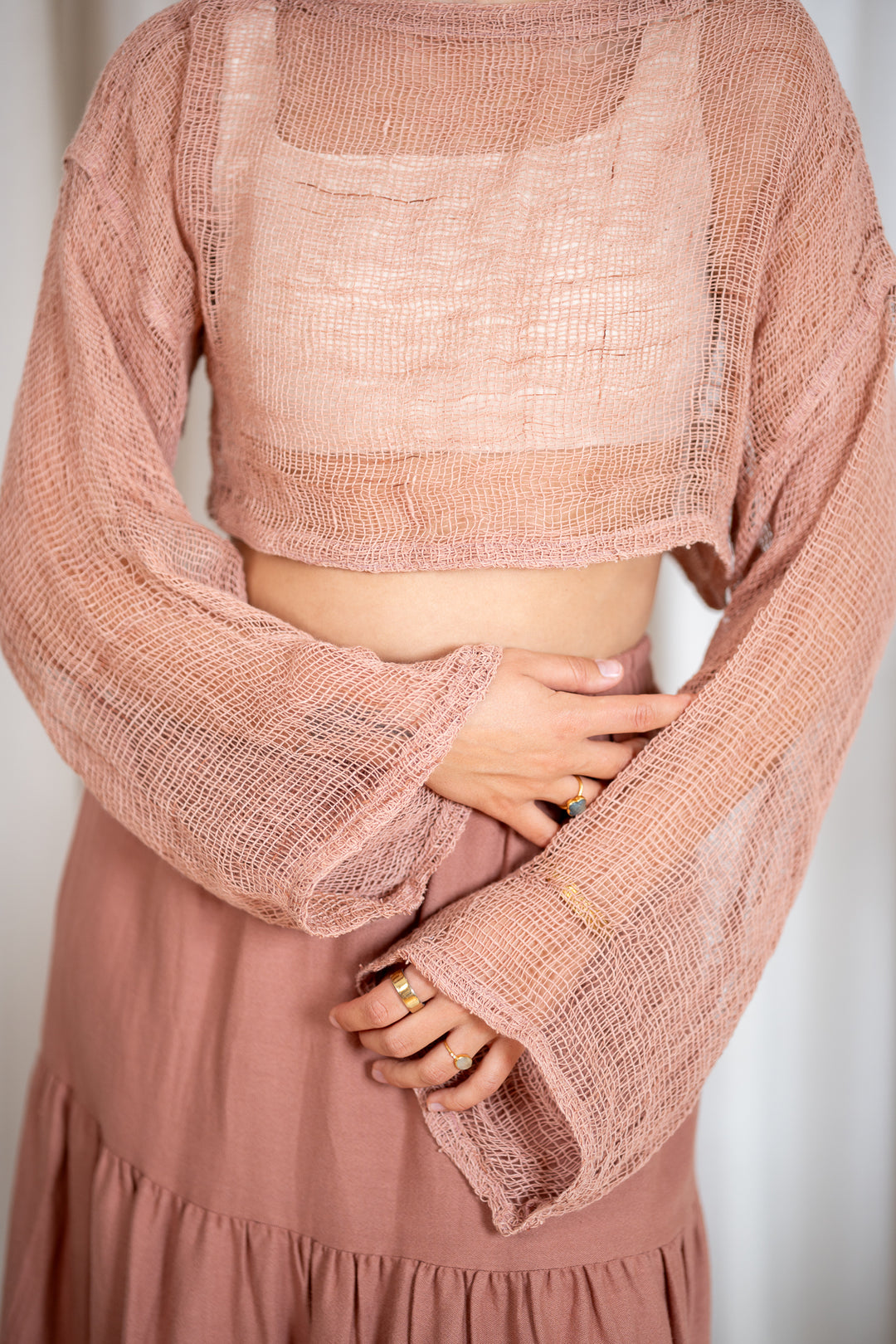 Nereya Netz Crop-Top