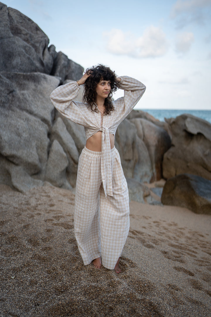 Kyra muslin pants