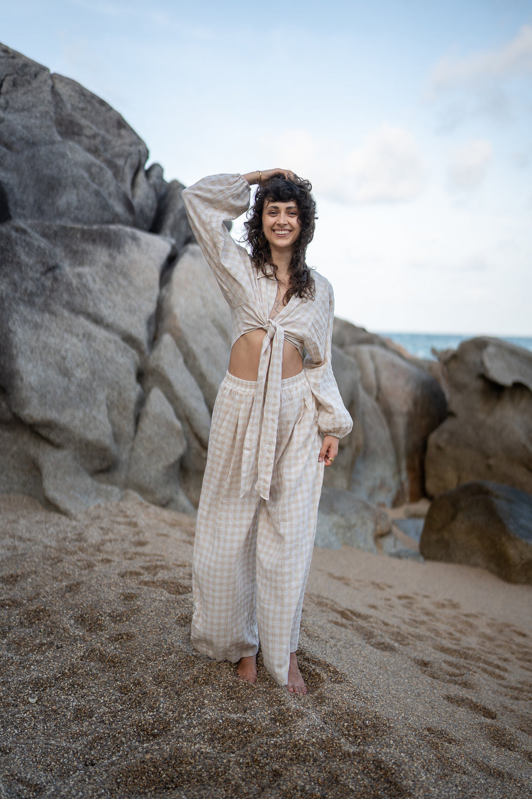 Kyra muslin pants