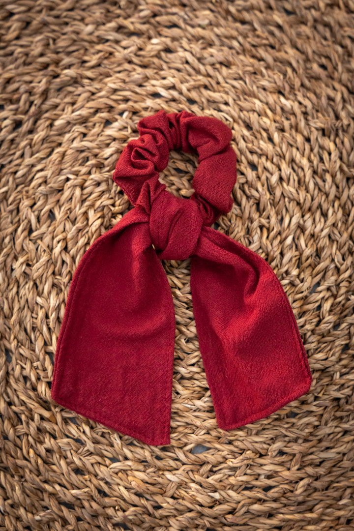 Bunte Baumwoll Scrunchies