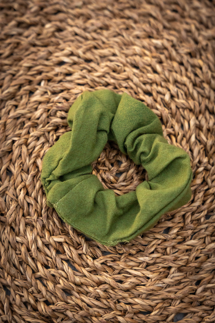 Bunte Baumwoll Scrunchies