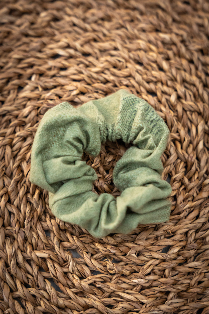 Bunte Baumwoll Scrunchies