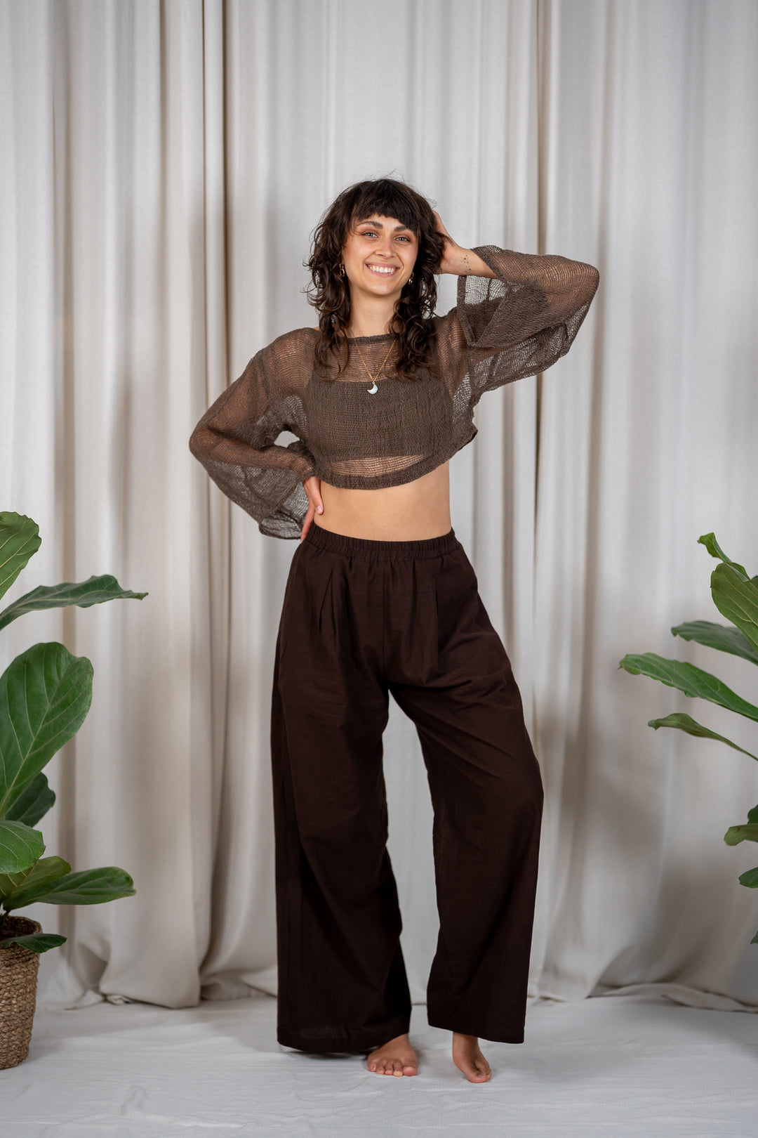 Nereya Netz Crop-Top