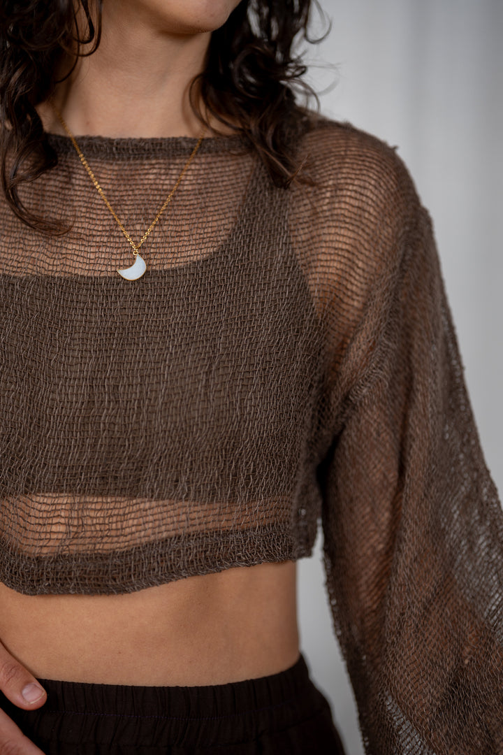 Nereya Netz Crop-Top